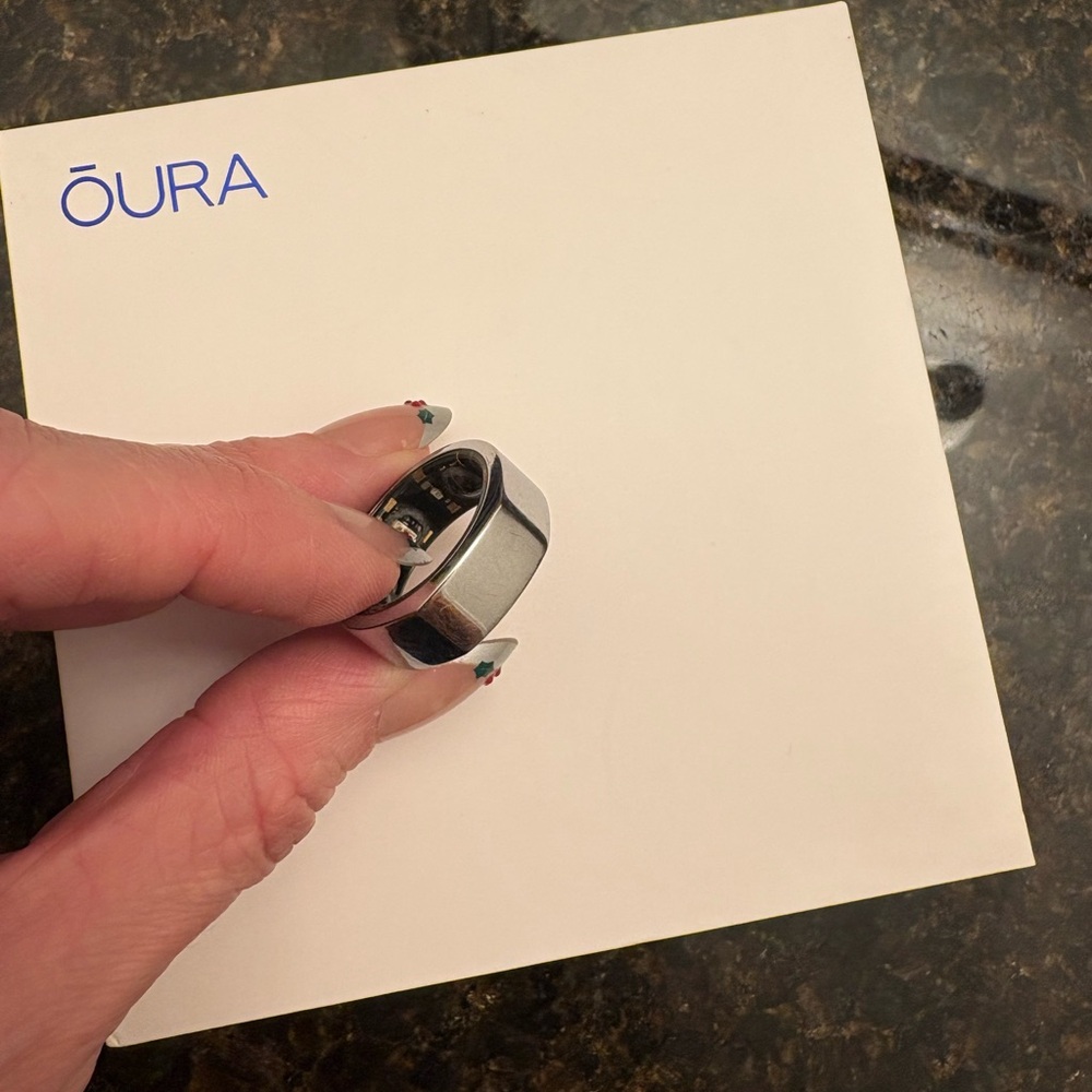 Oura Gen3 Heritage Silver Ring Size 7